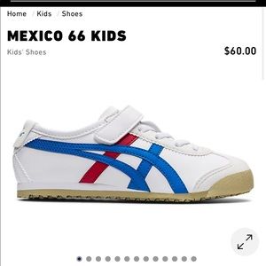 ASICS kids size 12 Mexico 66 kids barely worn